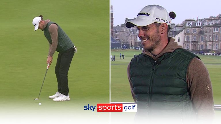 Gareth Bale showed his talent is not restricted to the football pitch as he carded an impressive one-under-par at The Alfred Dunhill Links Championship Pro Am.