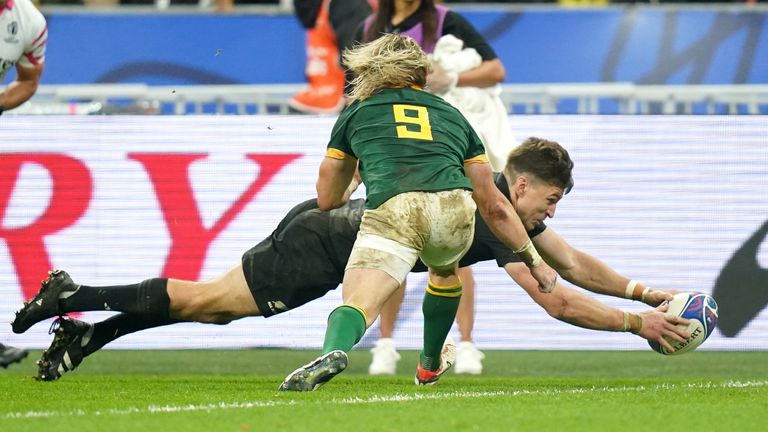 Beauden Barrett scored the only try of the contest, but it went unconverted as New Zealand lost by a point