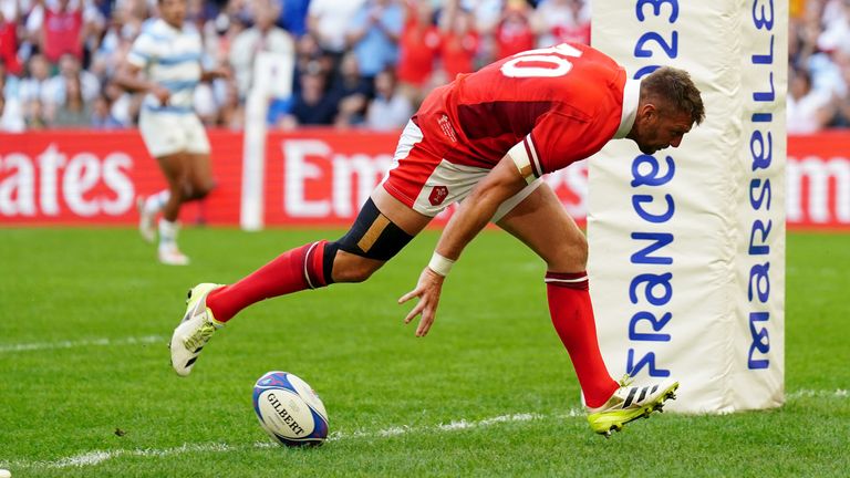 Dan Biggar's opening try was just reward for an excellent opening half from the Wales fly-half