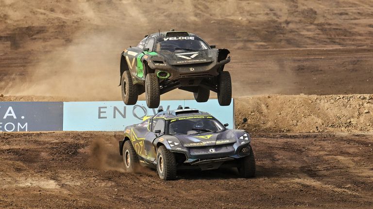 Electric SUVs are raced across the world in ten rounds of Extreme E