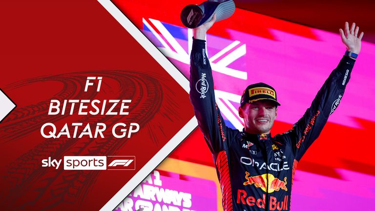Sky Sports reporter Craig Slater rounds up the best of the action from Sunday's Qatar Grand Prix on a weekend that saw Max Verstappen clinch a third successive drivers' title