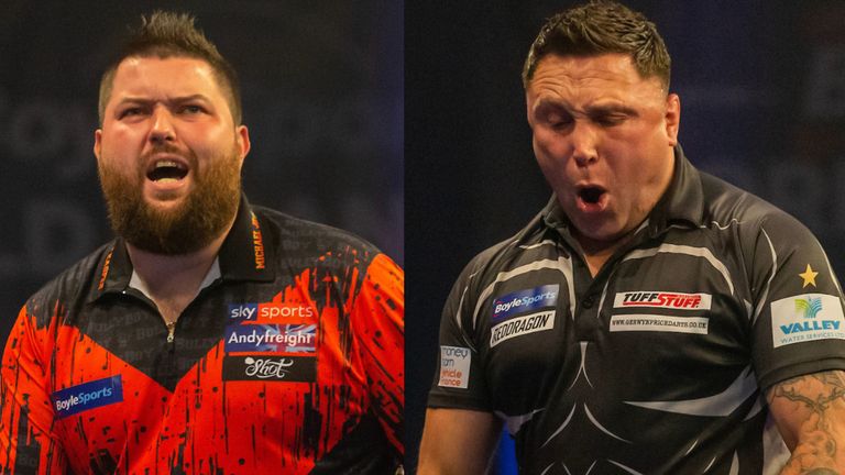 Michael Smith and Gerwyn Price will battle it out for a spot in the World Grand Prix final on Saturday