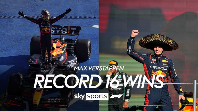 Max Verstappen's triumph in Mexico City saw the Red Bull driver break his own record for most wins in a season