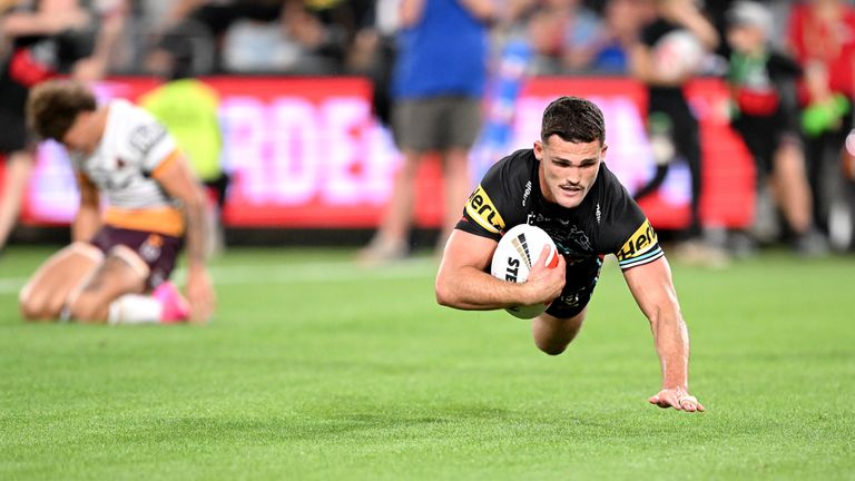 A stunning try from Nathan Cleary inspired Penrith Panthers to NRL Grand Final glory.