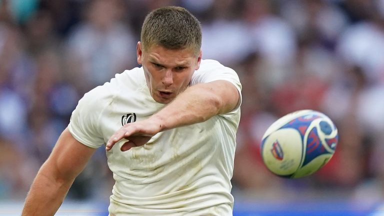 England skipper Owen Farrell produced his best kicking display in years against Fiji in the quarters