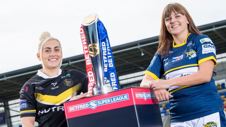York captain Sinead Peach and Leeds skipper Hanna Butcher have their sights on lifting the Women's Super League trophy on Sunday
