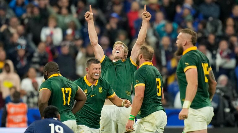 South Africa are into a sixth Rugby World Cup semi-final in their history