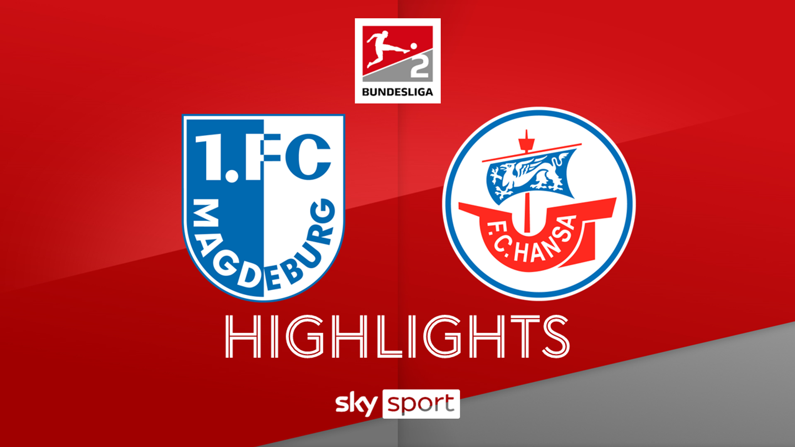 2. Bundesliga | 1. FC Magdeburg – Hansa Rostock – die Highlights – Sky Sport