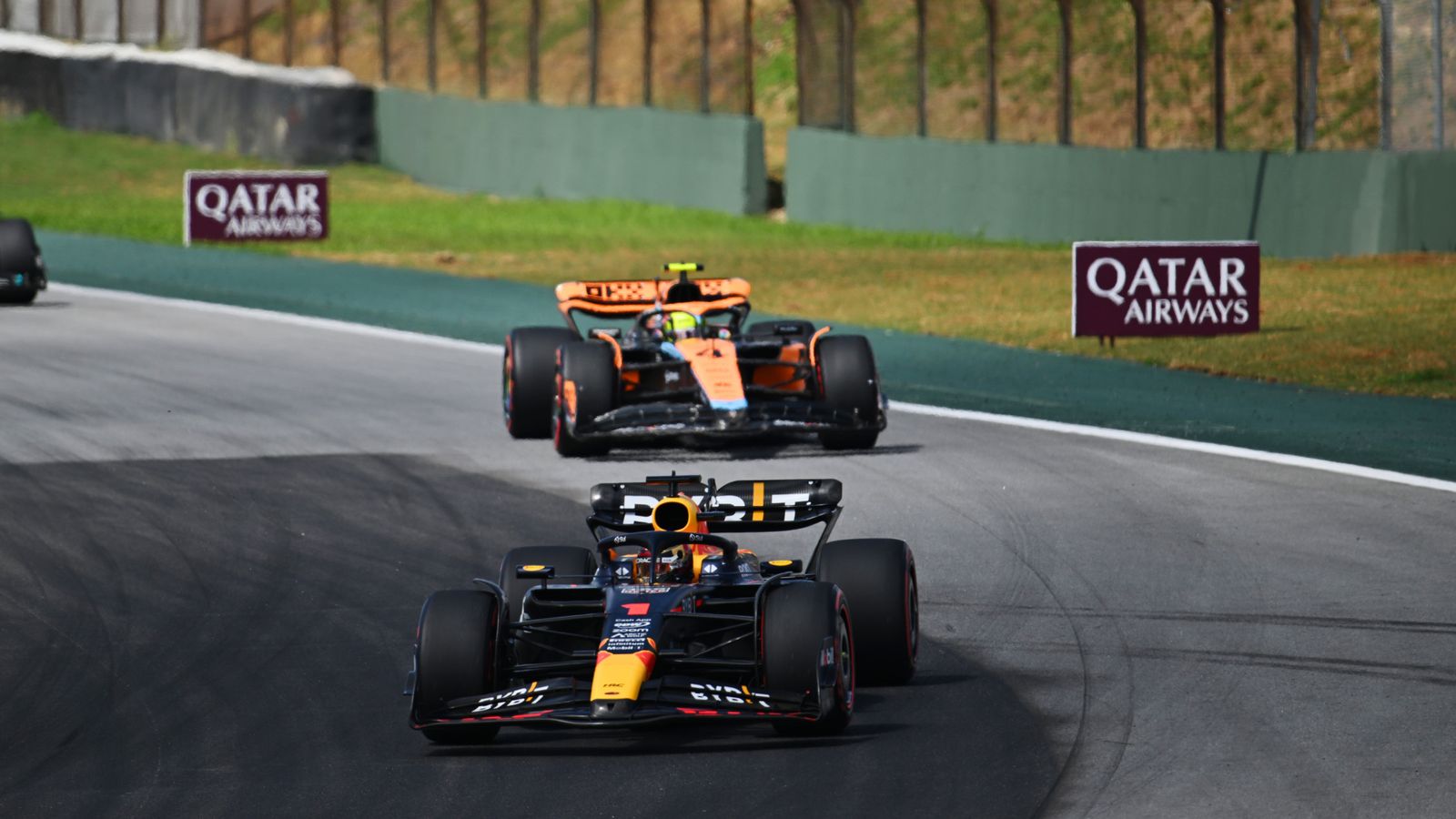 Sao Paulo GP: Max Verstappen beats Lando Norris as Fernando Alonso pips Sergio Perez to third at Interlagos