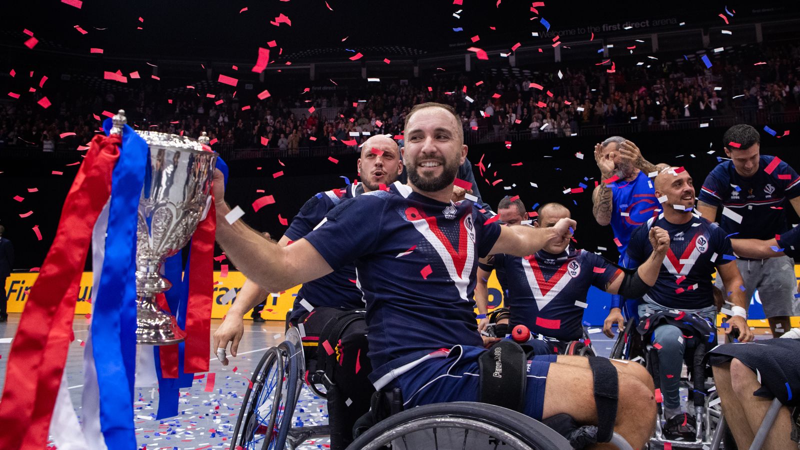 Wheelchair Rugby League: France avenge World Cup final loss with 43-34 win over England in Leeds