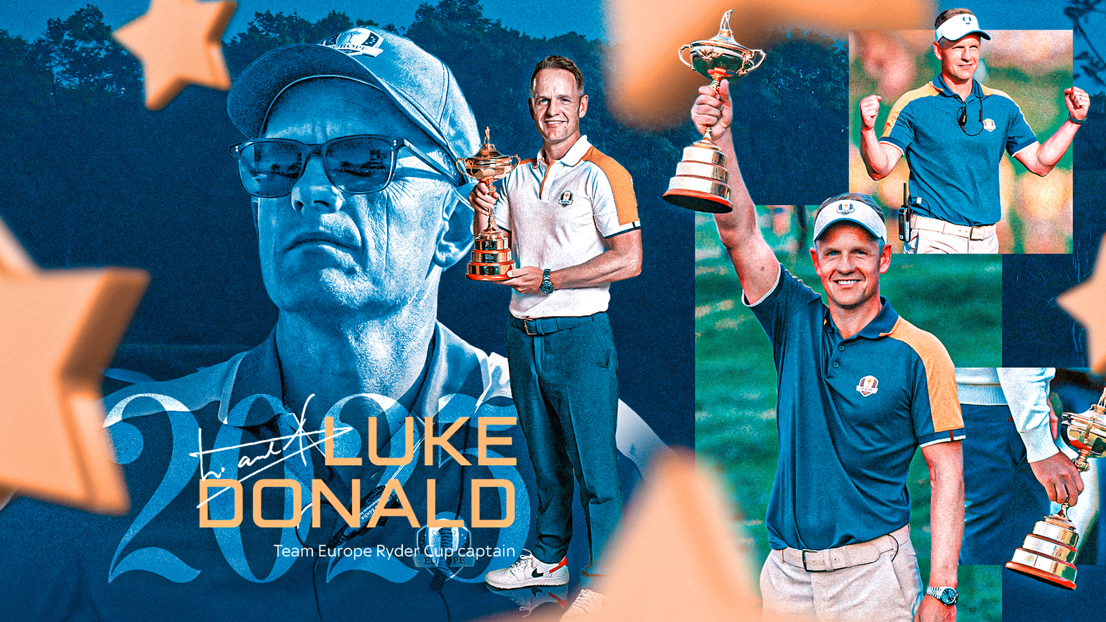 Luke Donald named as Team Europe’s Ryder Cup captain for 2025 contest at Bethpage Black