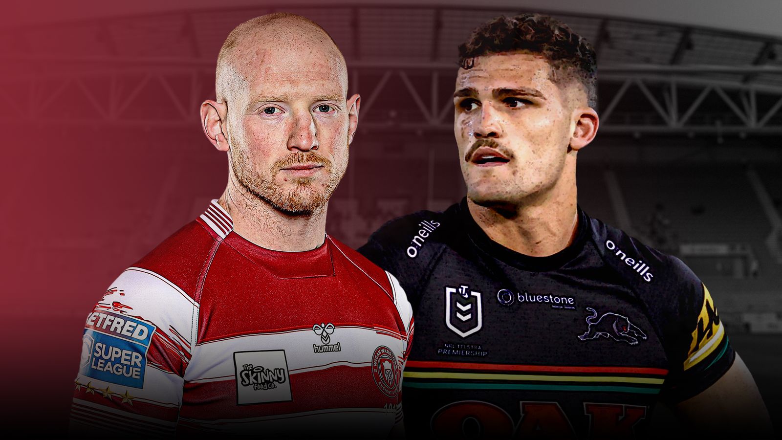 World Club Challenge Super League champions Wigan Warriors and NRL