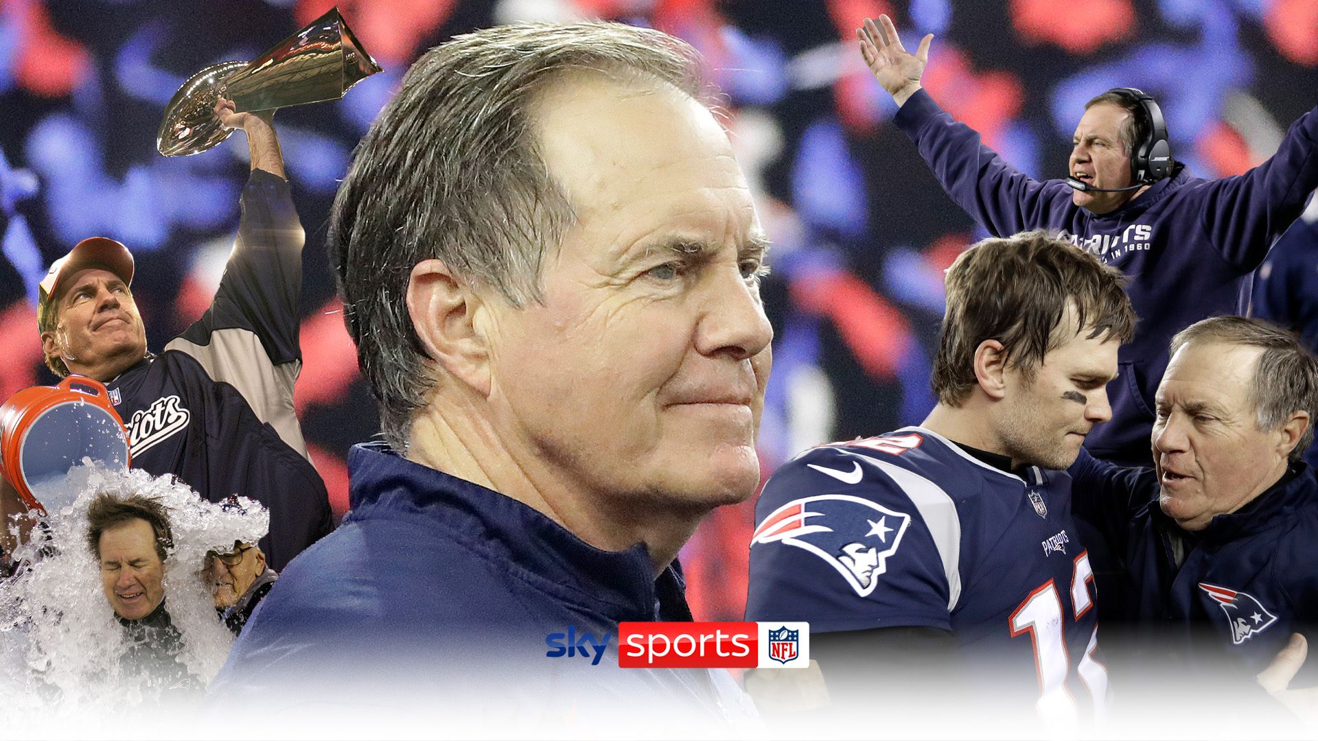 Belichick's epic six Super Bowl wins with the Patriots