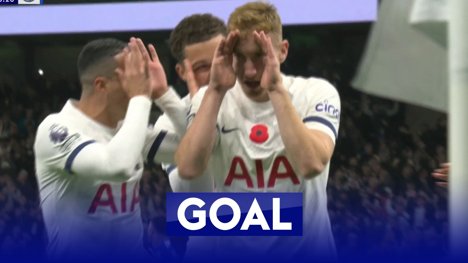 Kulusevski's deflected effort gives Spurs early lead
