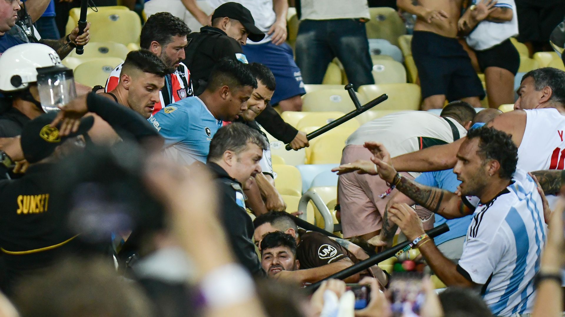 'Greed' led to crowd trouble at the Maracana