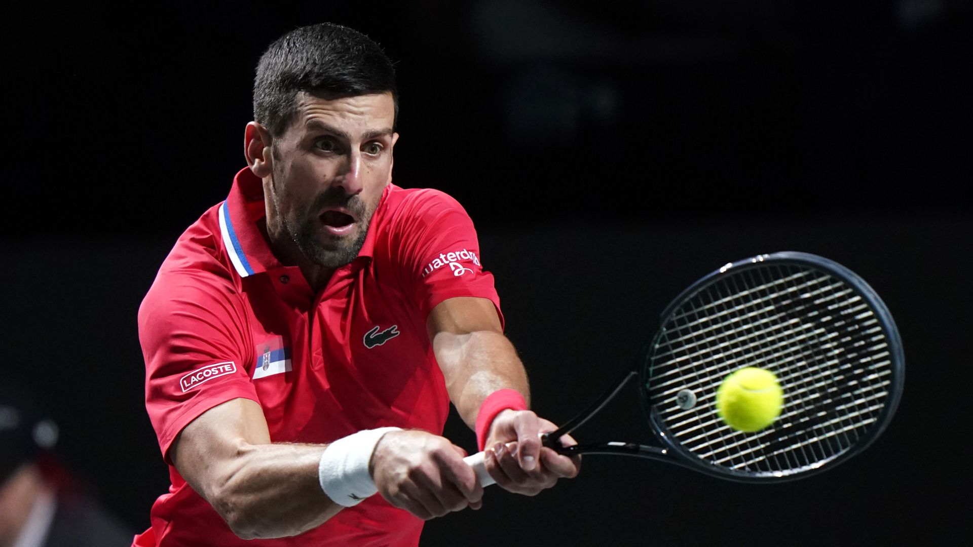 Djokovic tells GB fans to 'shut up' after Serbia progress in Davis Cup