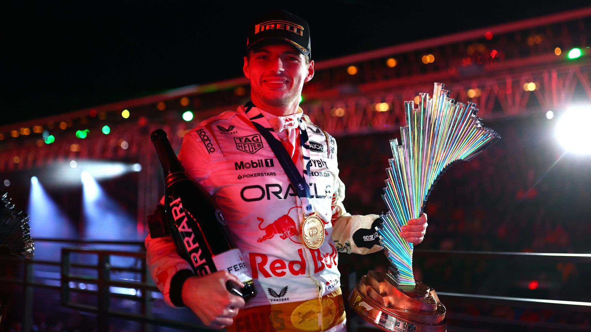 Las Vegas Grand Prix result: Max Verstappen takes frantic win ahead of  Charles Leclerc