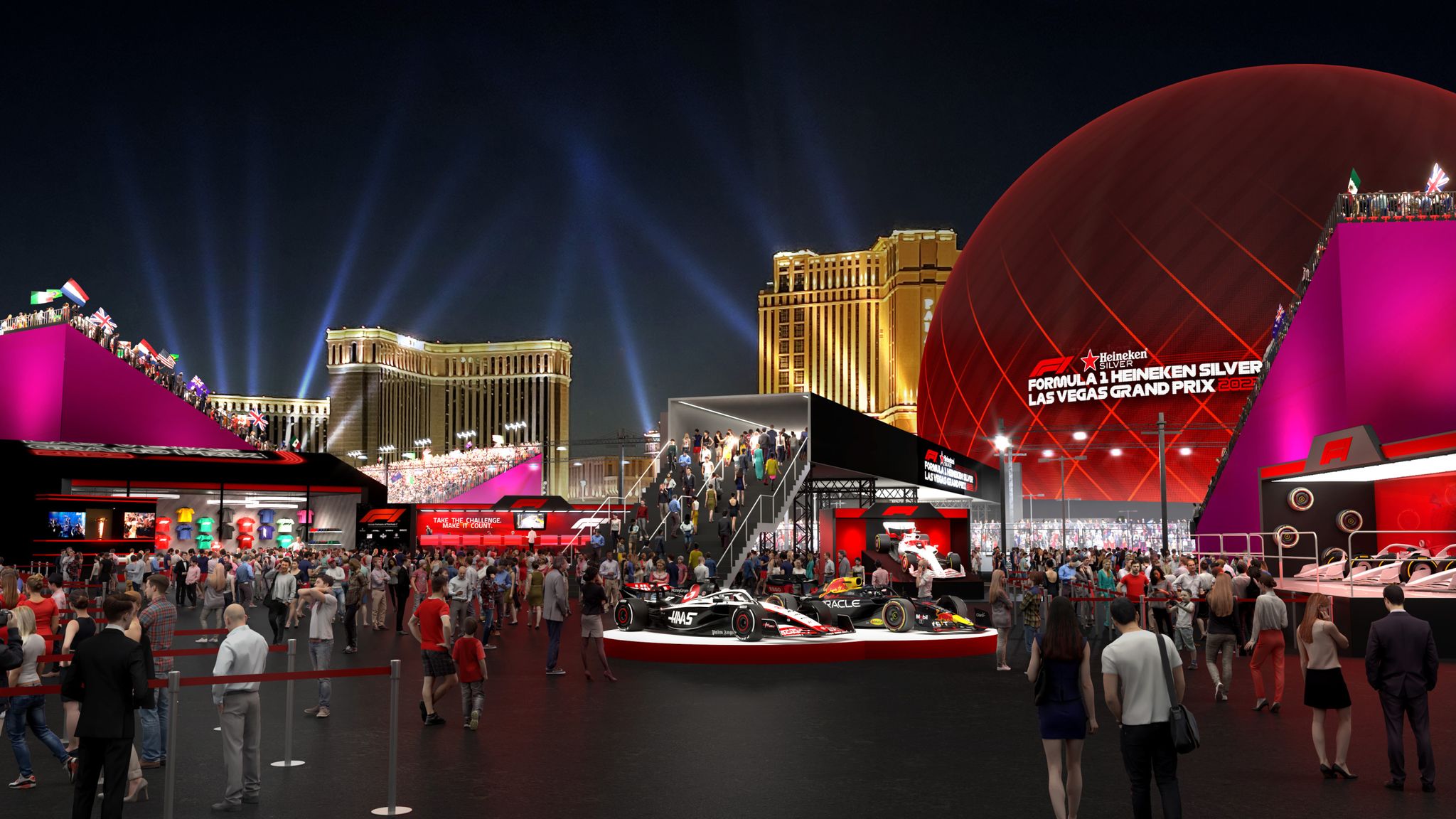 Las Vegas Grand Prix 2023 opening ceremony: Spectacular star