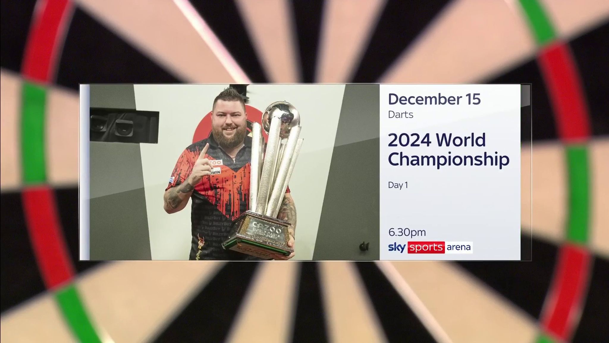 5 FAVOURITES FOR THE DARTS WORLD CHAMPIONSHIP 2024