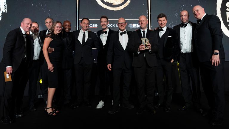 Sky Sports collected the Sports Broadcaster of the Year prize (pic: Alicia Clarke)