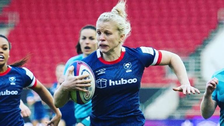 The 35-year-old back-row plays for Bristol in Premiership Women's Rugby, having re-signed in 2022 from Wasps