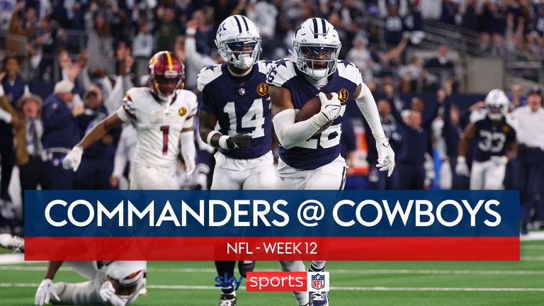 Highlights of the Washington Commanders against the Dallas Cowboys  in Week 12 of the NFL season