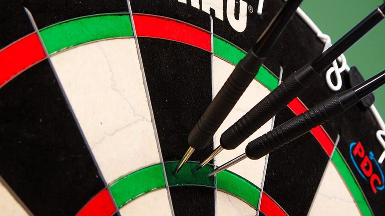 Treble 20 is turning green for the Darts World Championship Credit: PDC and Paddy Power