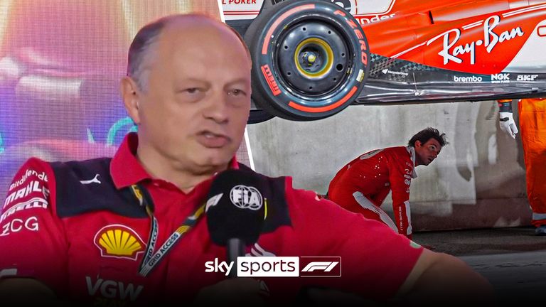 Frederic Vasseur fumed in the team principal presser describing the damage Carlos Sainz sustained to his car as 'unacceptable'.