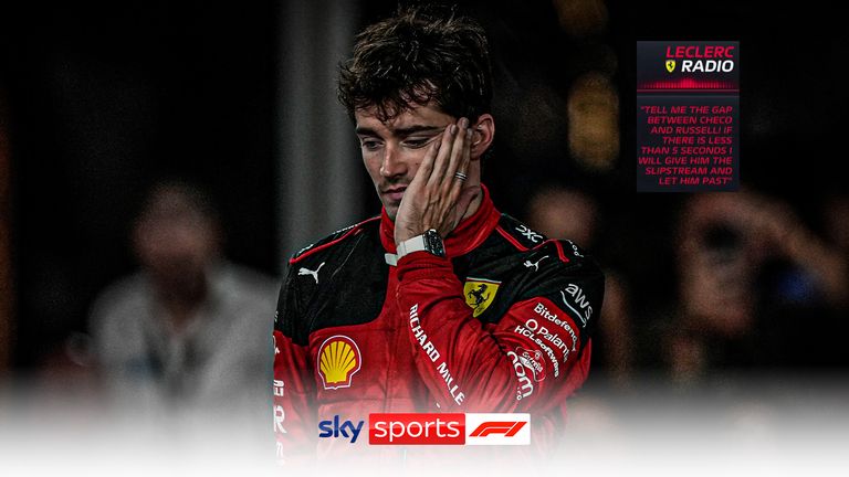 Charles Leclerc attempted a last shot at beating Mercedes by handing over DRS to Sergio Perez to gain a 5s gap