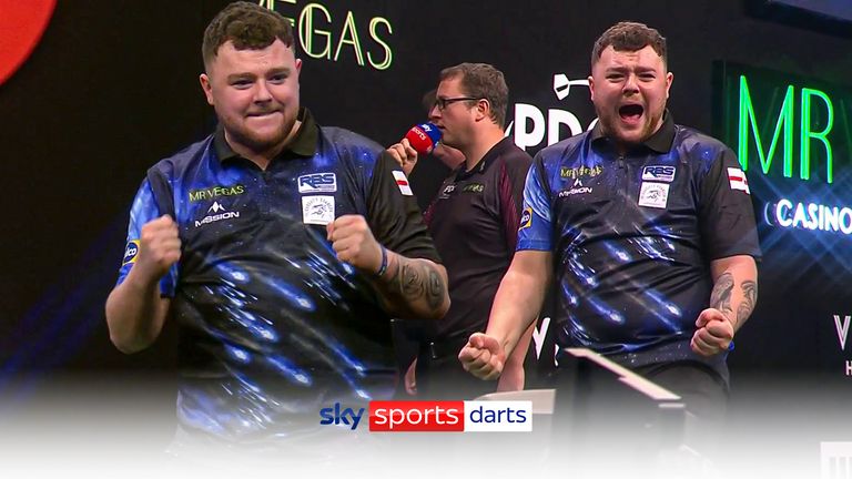 Josh Rock described how he won on the 'Rock Double Five' and was thinking of his dad on the winning dart as he defeated Krzysztof Ratajski
