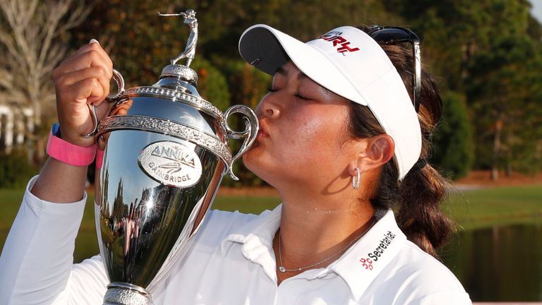 Lilia Vu won last week at The Annika and is again in contention