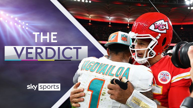 Sky Sports' Olivia Harlan Dekker and Cam Hogwood give their verdict on the Kansas City Chiefs' win over AFC rivals Miami Dolphins in Frankfurt, Germany.