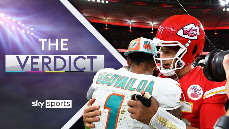 Sky Sports' Olivia Harlan Dekker and Cam Hogwood give their verdict on the Kansas City Chiefs' win over AFC rivals Miami Dolphins in Frankfurt, Germany.