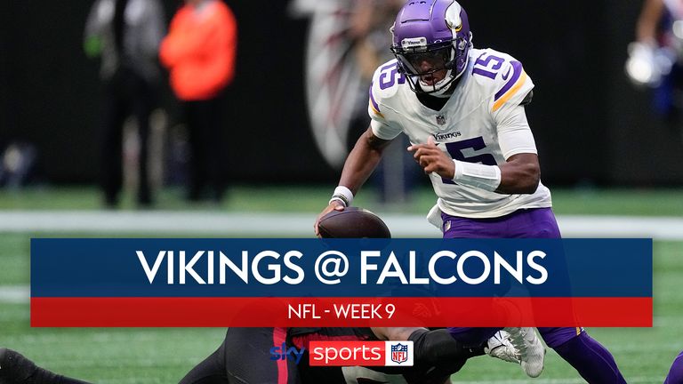 Highlights of the Minnesota Vikings against the Atlanta Falcons in Week Nine of the NFL season.