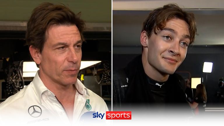 Mercedes' Toto Wolff and driver George Russell reflect on a successful Qualifying session after securing P4 ahead of the Grand Prix in Abu Dhabi.