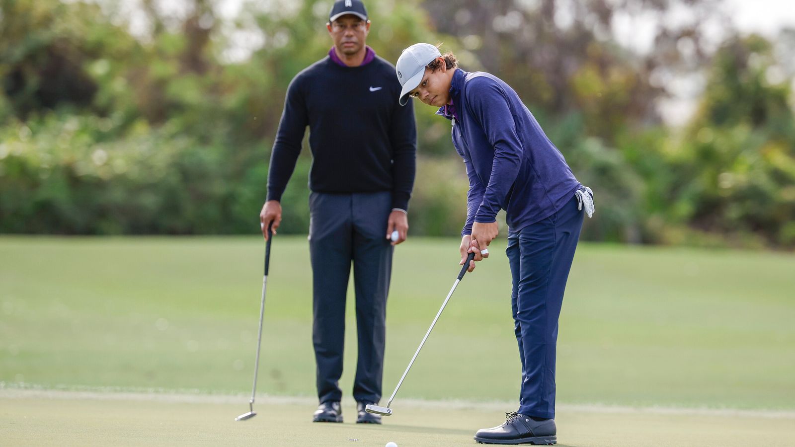Tiger Woods et son fils Charlie à sept coups d’avance au championnat PNC |  Actualités golfiques