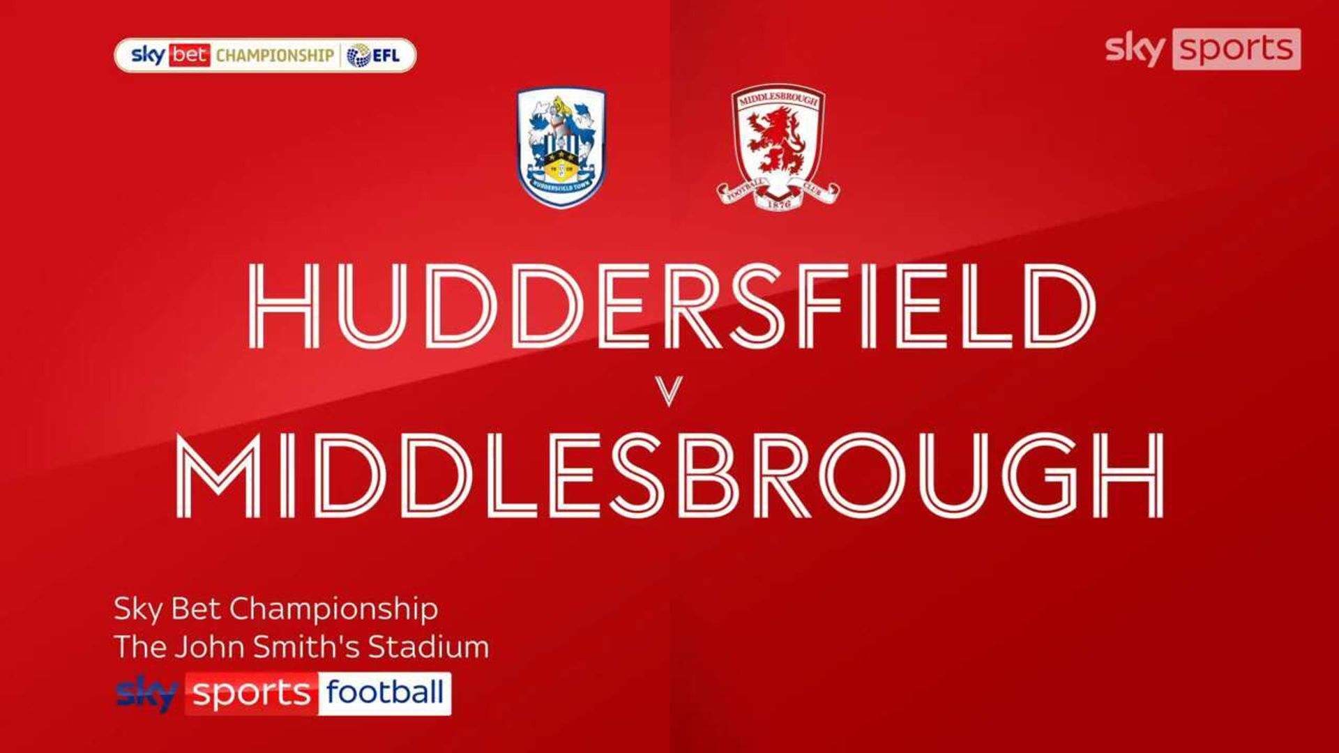 Huddersfield 1-2 Middlesbrough