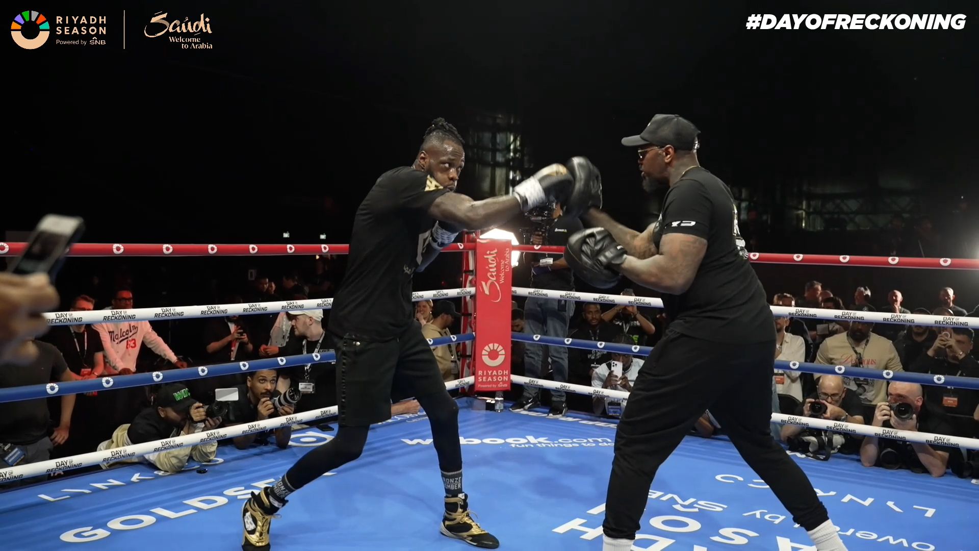 Wilder sends AJ warning? Bronze Bomber SMASHES the pads