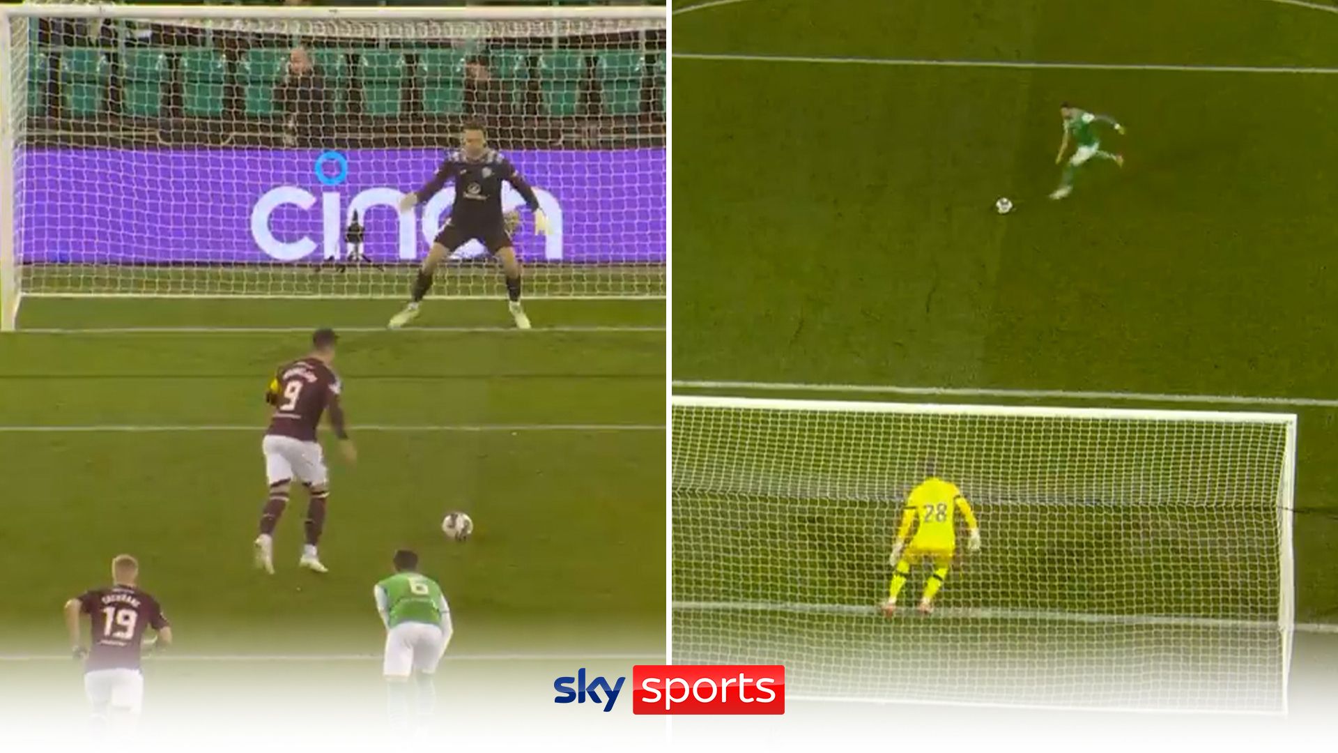 'This is incredible!' | Two missed penalties in Edinburgh derby!