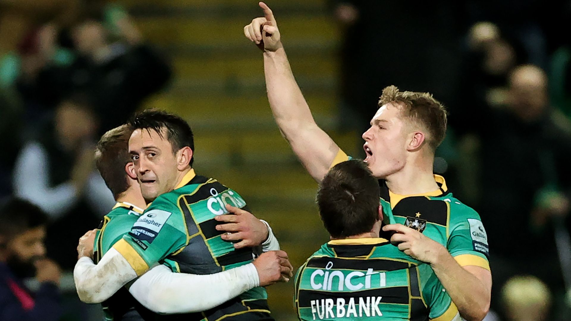 Northampton go top of Premiership after stunning comeback win over Sale