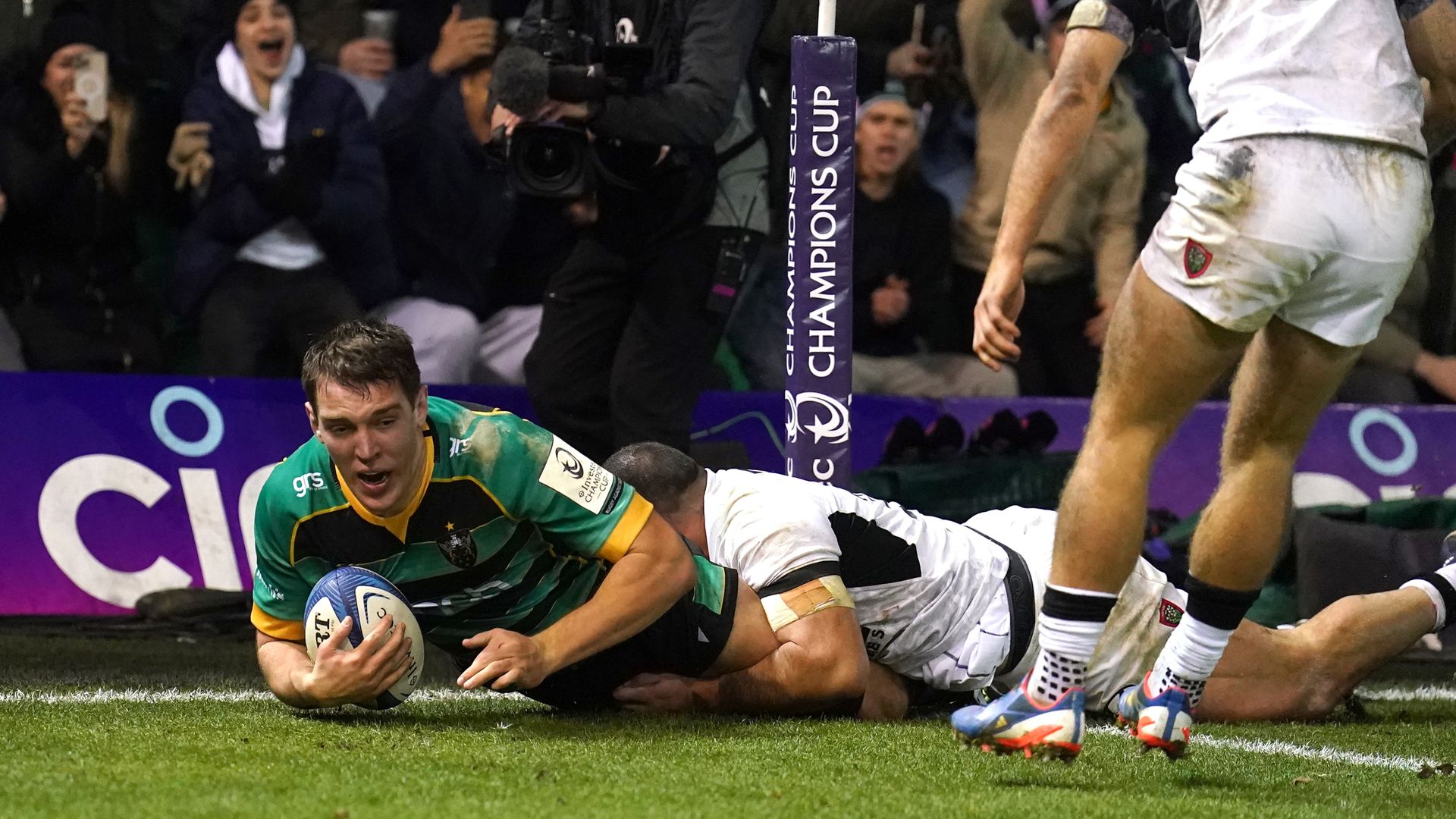 Northampton edge out Toulon as Glasgow dramatically beat Bayonne