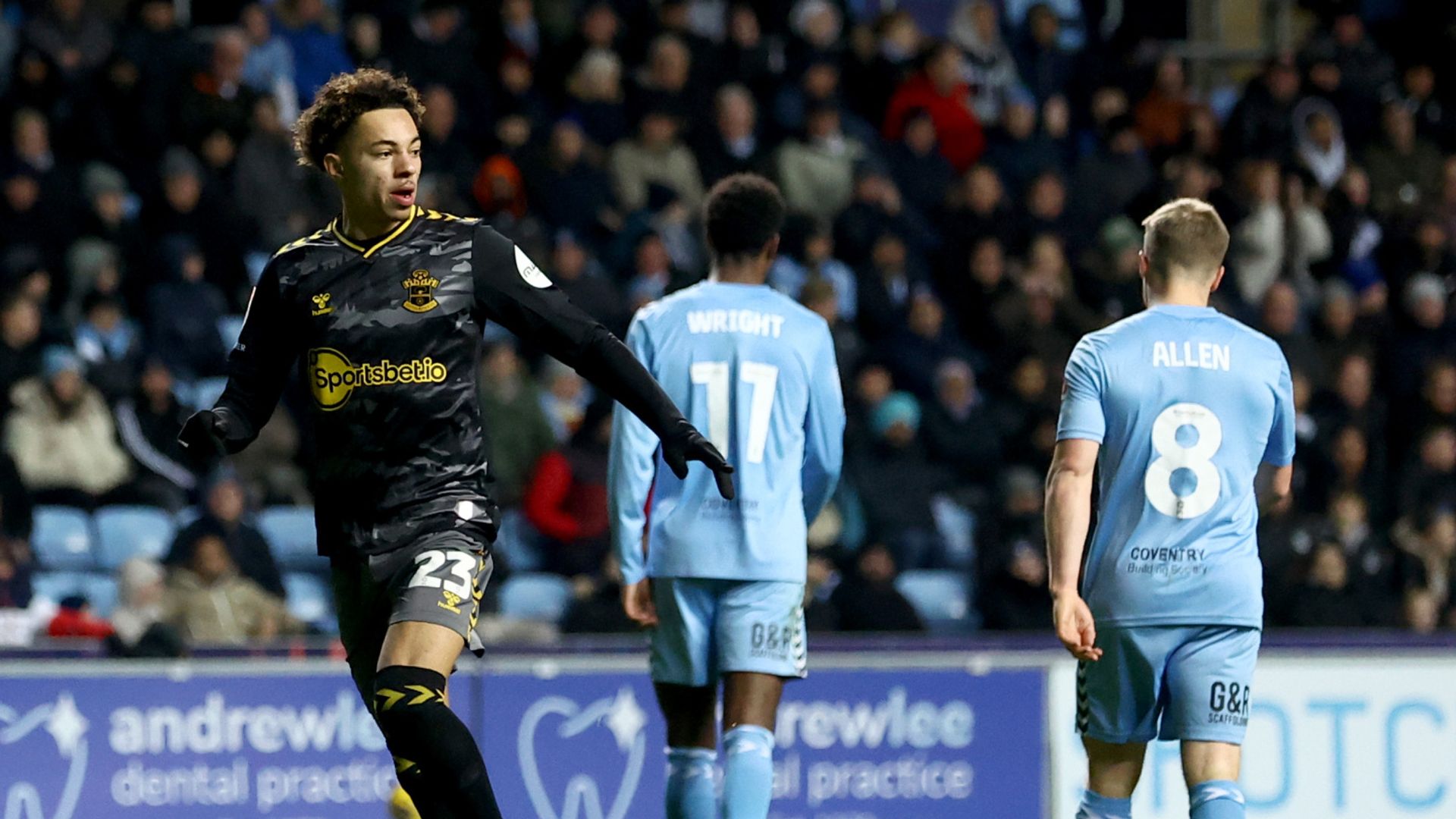 Southampton hold Coventry to extend unbeaten run to 13 games