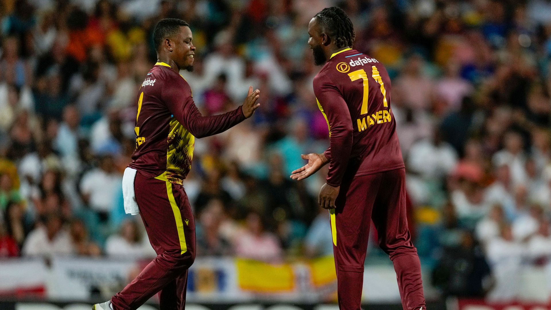 West Indies set 172 to win after England wickets tumble in T20I LIVE!