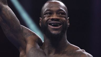 Riydah, Saudi Arabia: Deontay Wilder v Joseph Parker, Heavyweight Contest..23 December 2023.Picture By Mark Robinson Matchroom Boxing.Deontay Wilder arrives at the ring.  