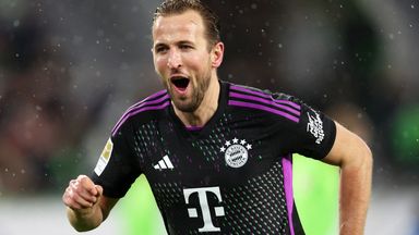 Harry Kane scored Bayern Munich's second goal with a blistering shot from outside the box