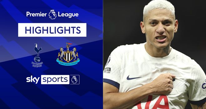 Tottenham powers to a 4-1 win over tired Newcastle. Richarlison