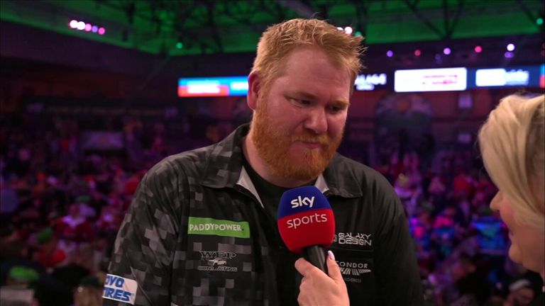 Matt Campbell reflects on his 'massive' win over James Wade in the second round of the World Championship and says he is still flying home to Canada this week. 