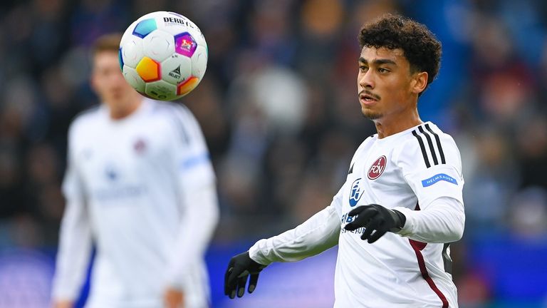 Nathaniel Brown weiss mit guten Leistungen beim 1. FC Nürnberg zu überzeugen.