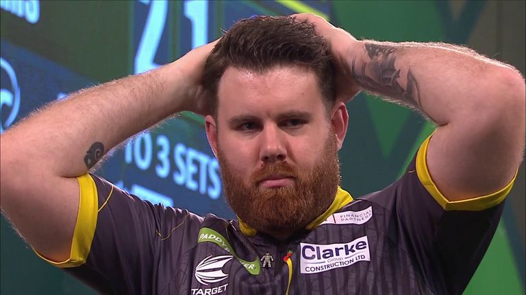 'Shaggy' just missed out on a nine-darter after just clipping the wire during his win against Danny Noppert