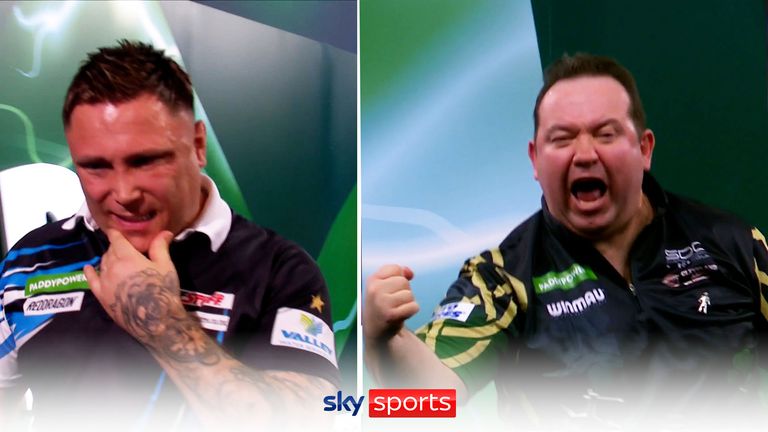 Brendan Dolan took out some big finishes as he shocked Gerwyn Price and dumped the Welshman out of the World Championships. 